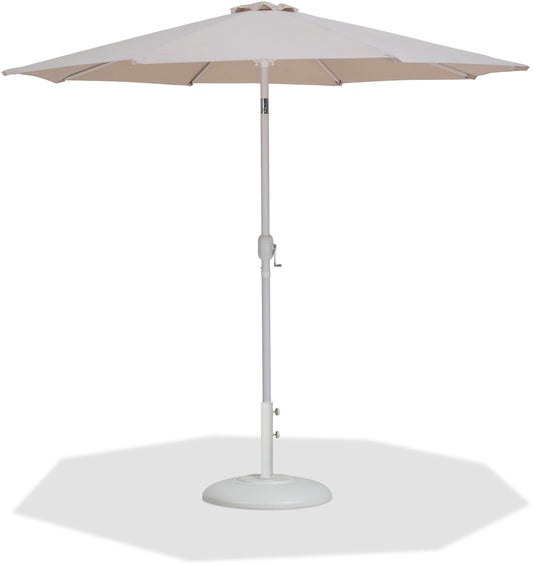 Fiji - Aluminum Patio Umbrella With Round White Base
