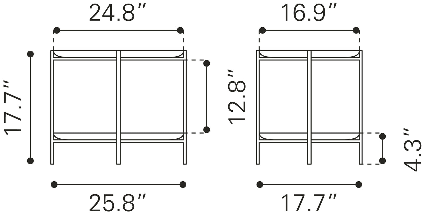 Bronson - Coffee Table - Bronze