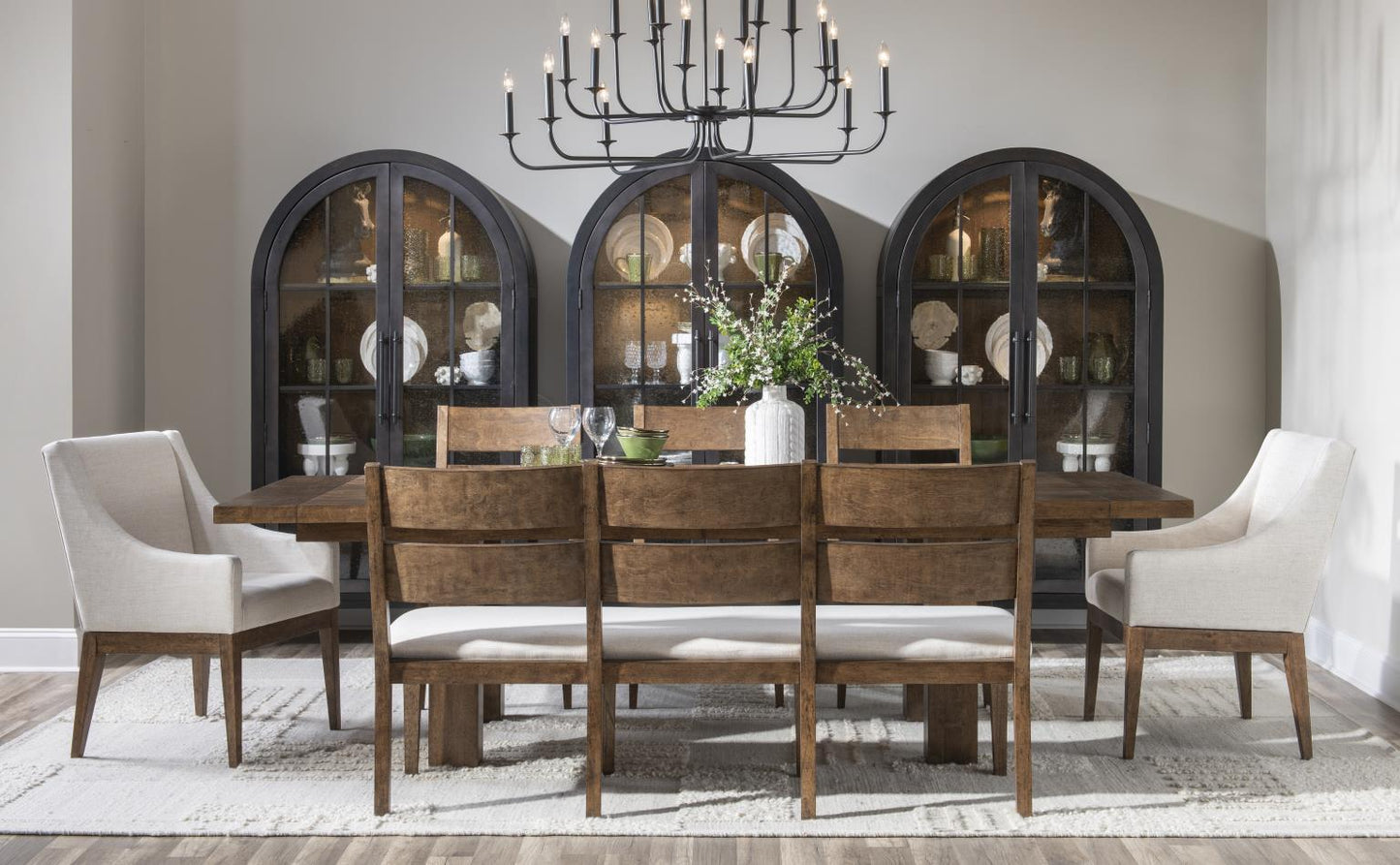 Artisan's Place - Dining Bench - Vintage Pine Ironwood