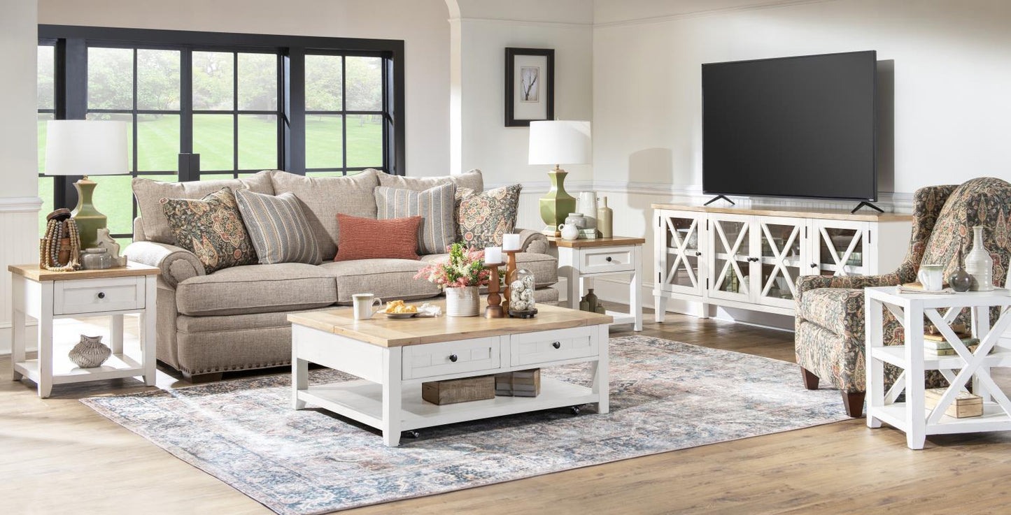 XXX's And OOO's - End Table - Two Tone