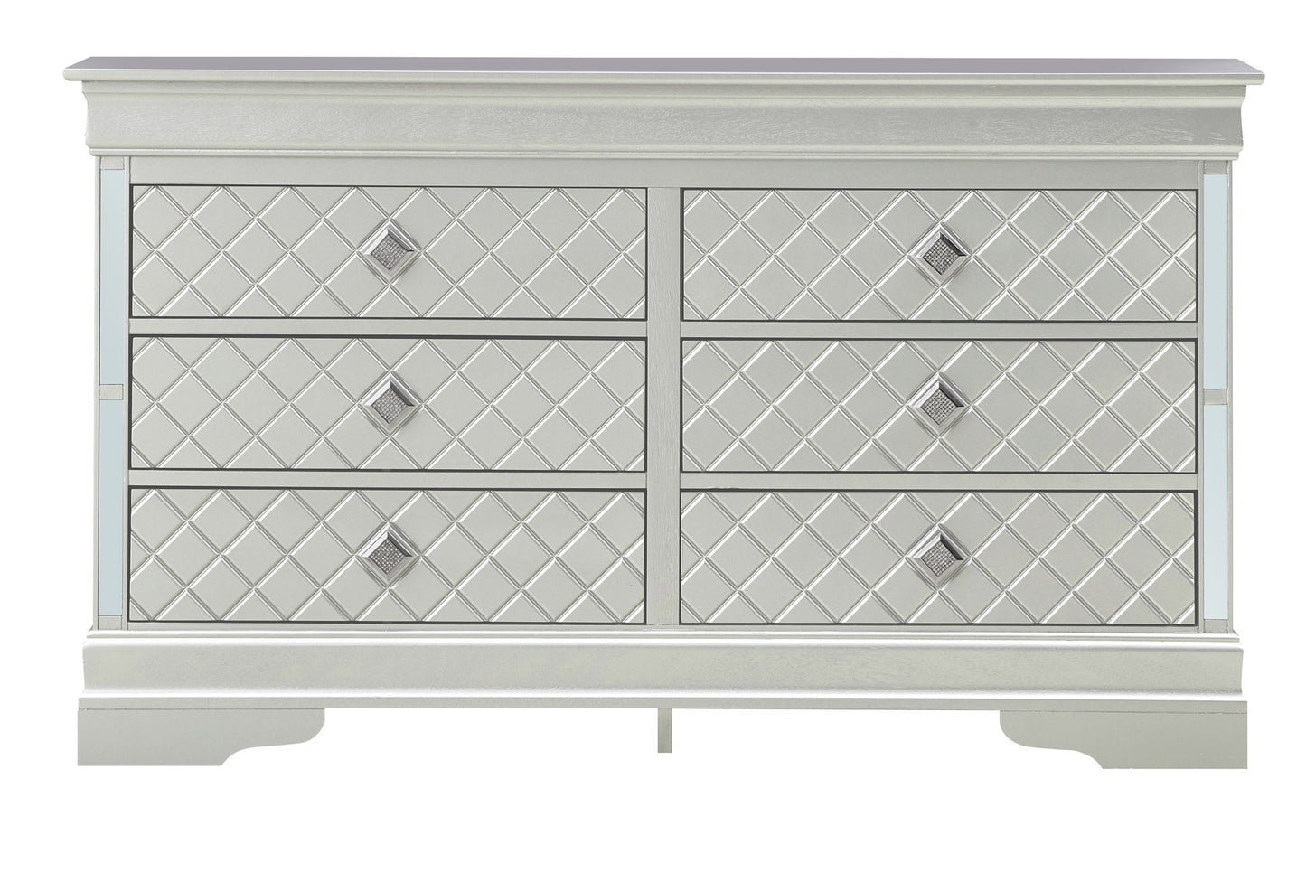 Verona - 33" Dresser - Silver Champagne