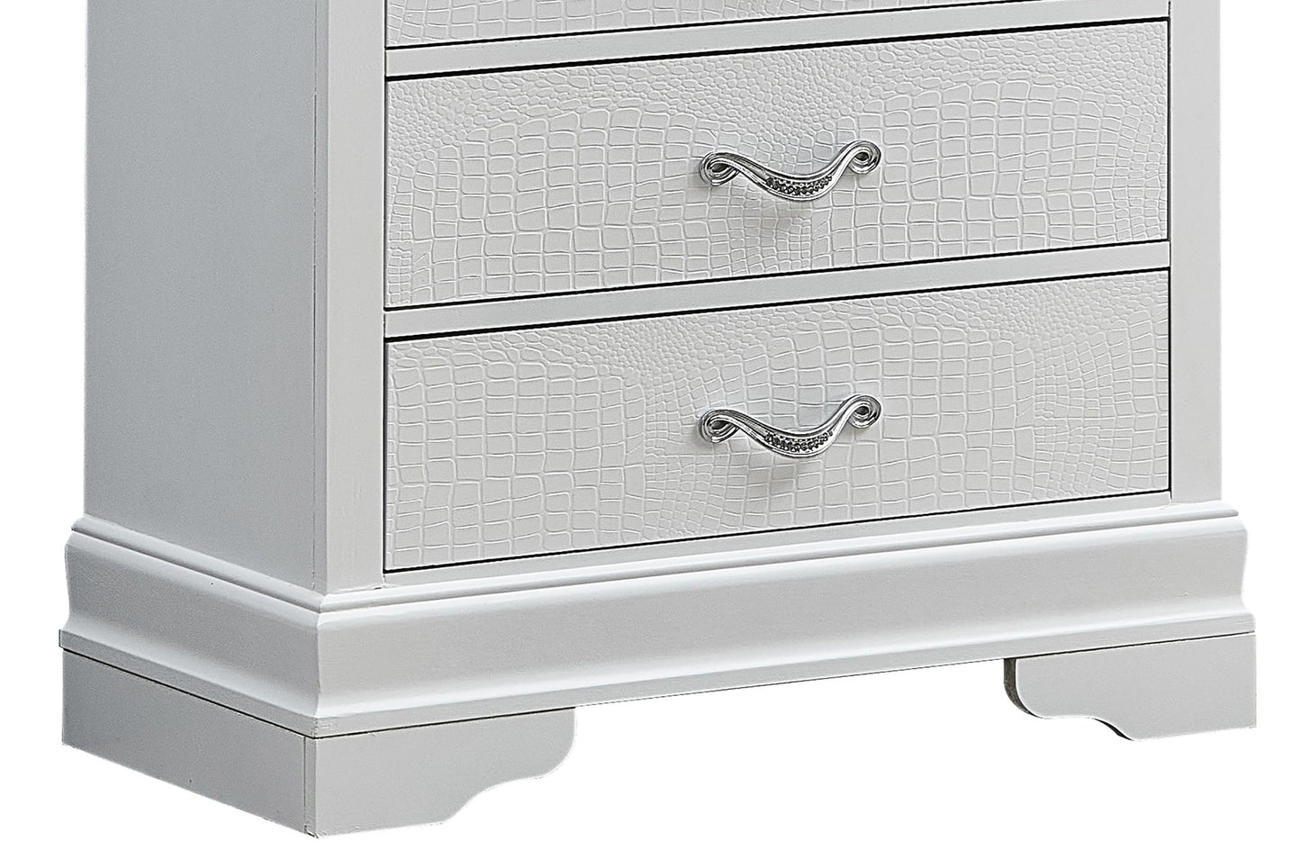 Lorana - 48" Chest - Silver Champagne