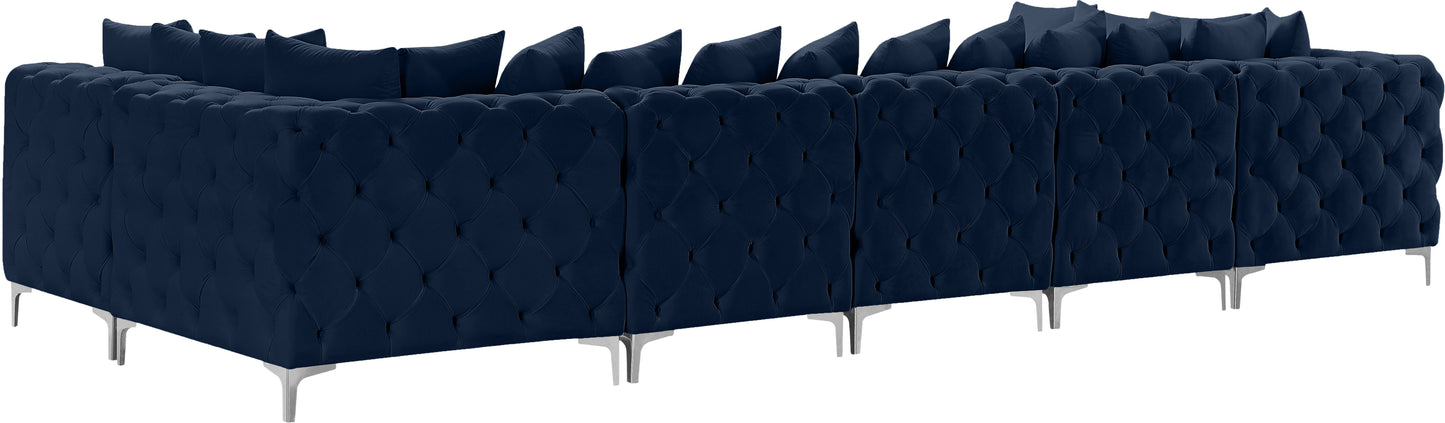 Tremblay - Modular Sectional 7 Piece - Navy - Fabric