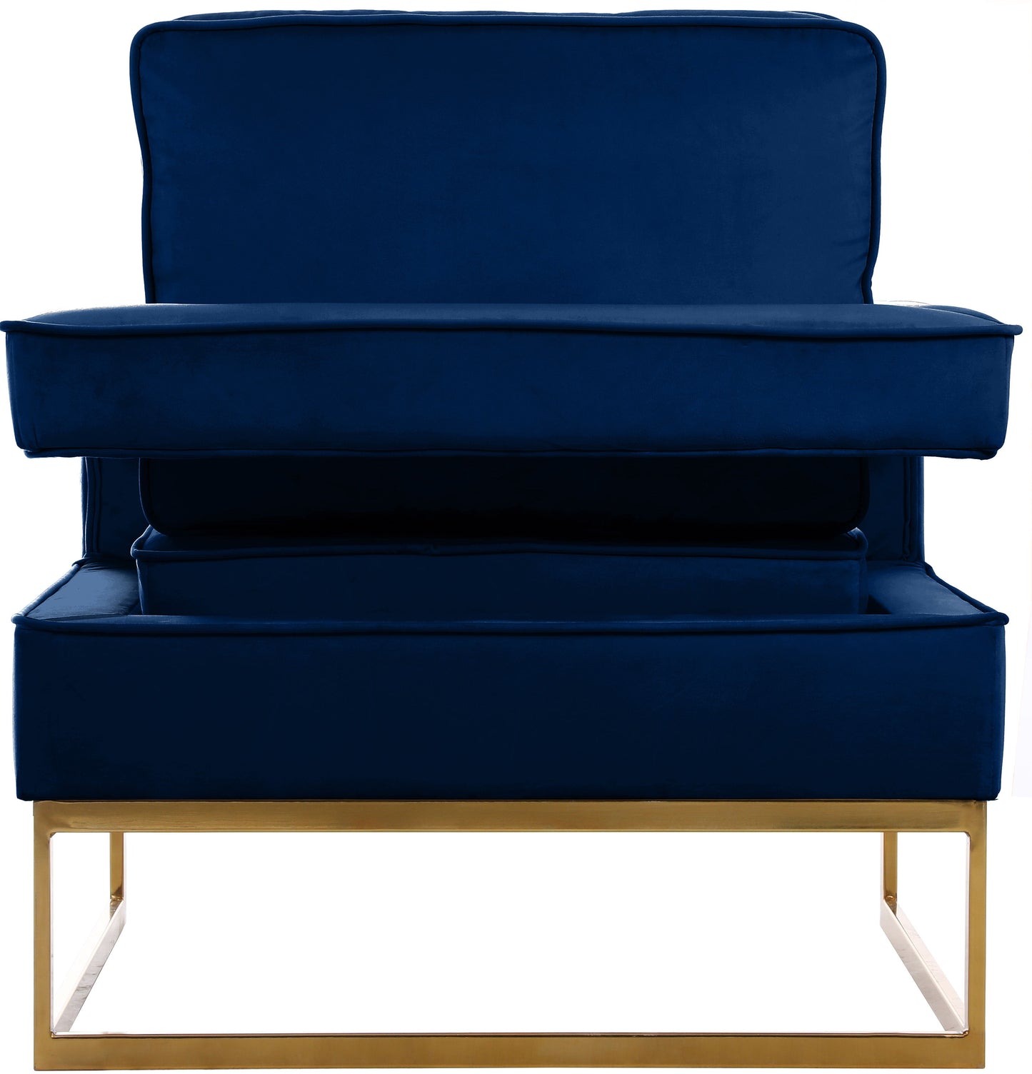 Noah - Accent Chair with Gold Legs