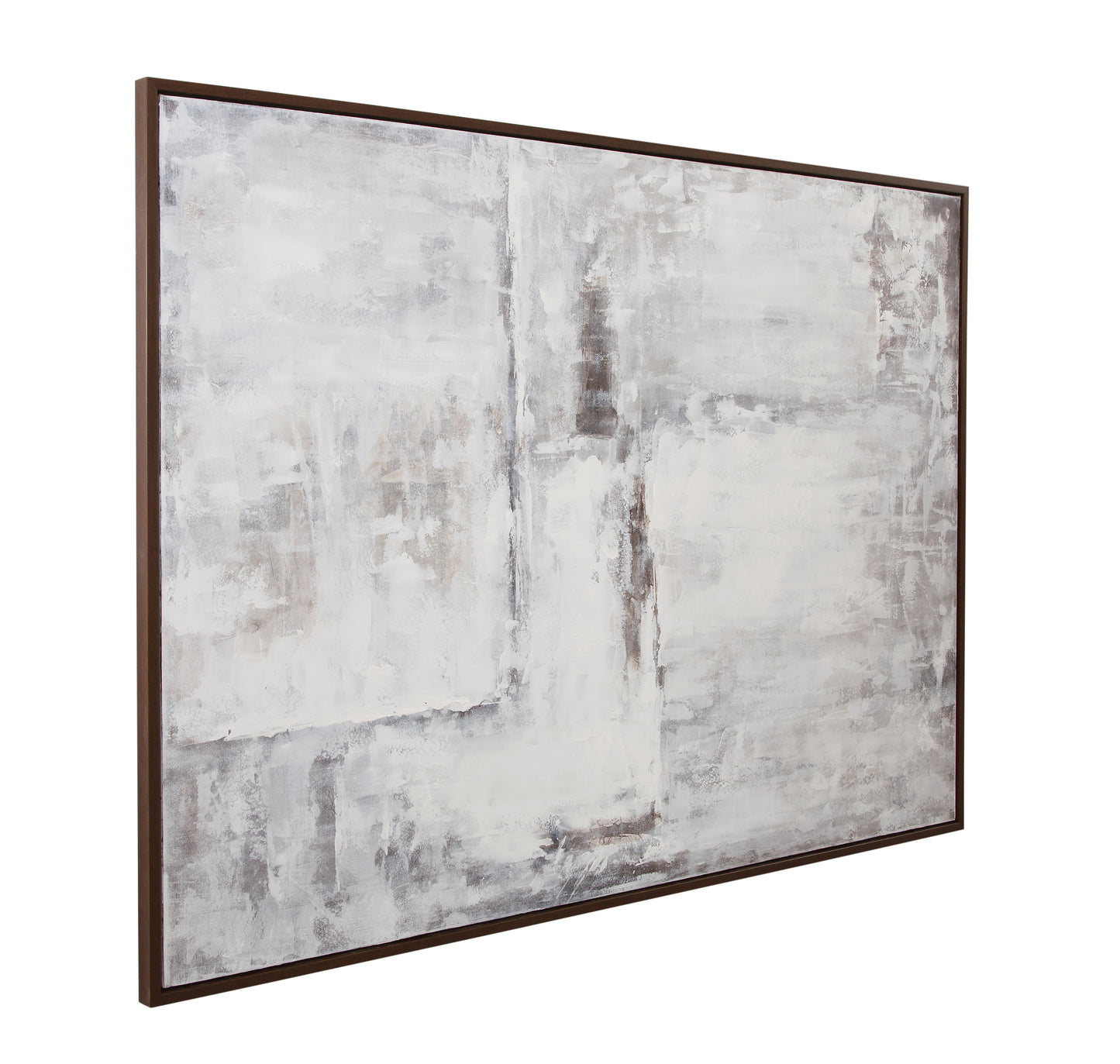 Triad Framed Canvas - Gray