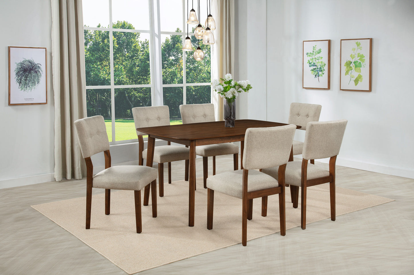 Gregory - Dining Table - Brown