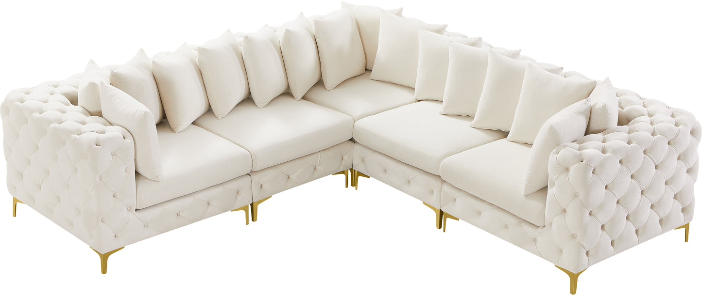 Tremblay - Modular Sectional 5 Piece - Cream