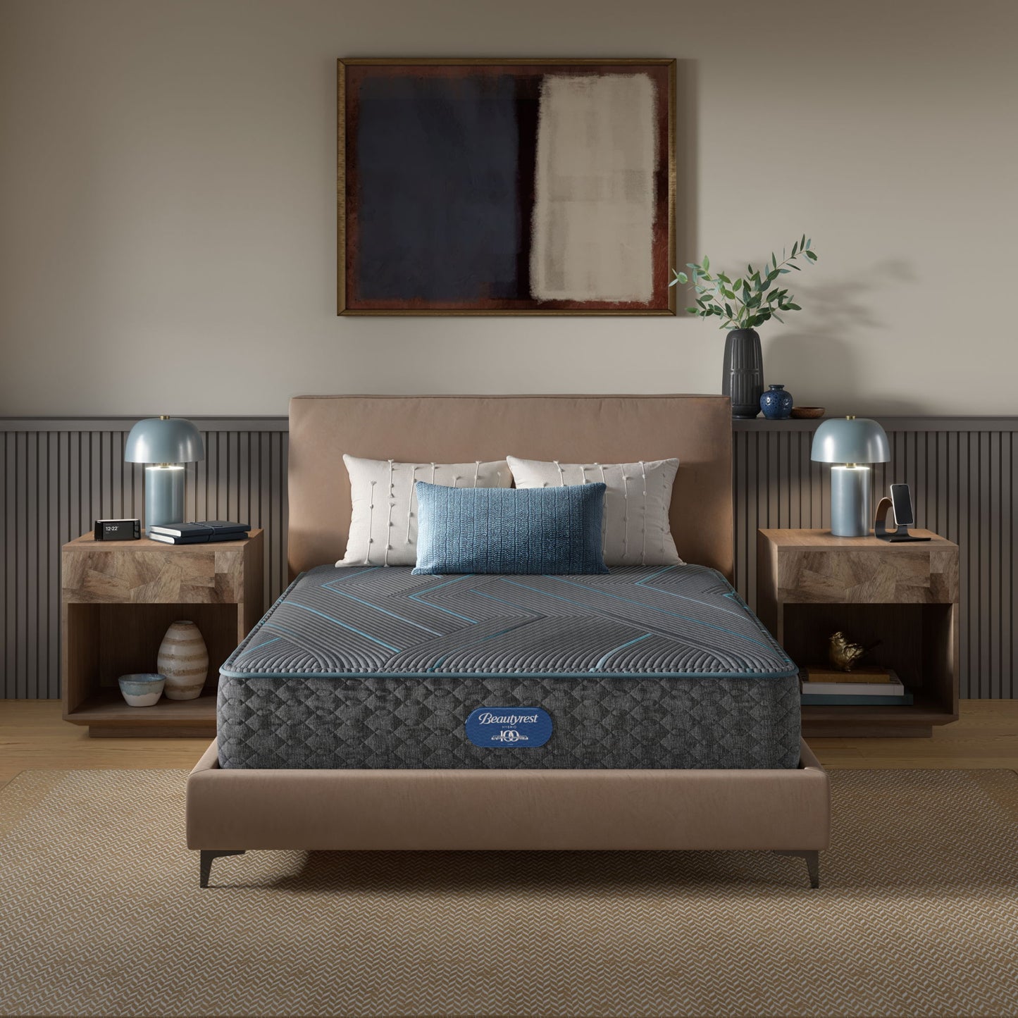 Beautyrest - Level Two Hybrid Plush Mattress