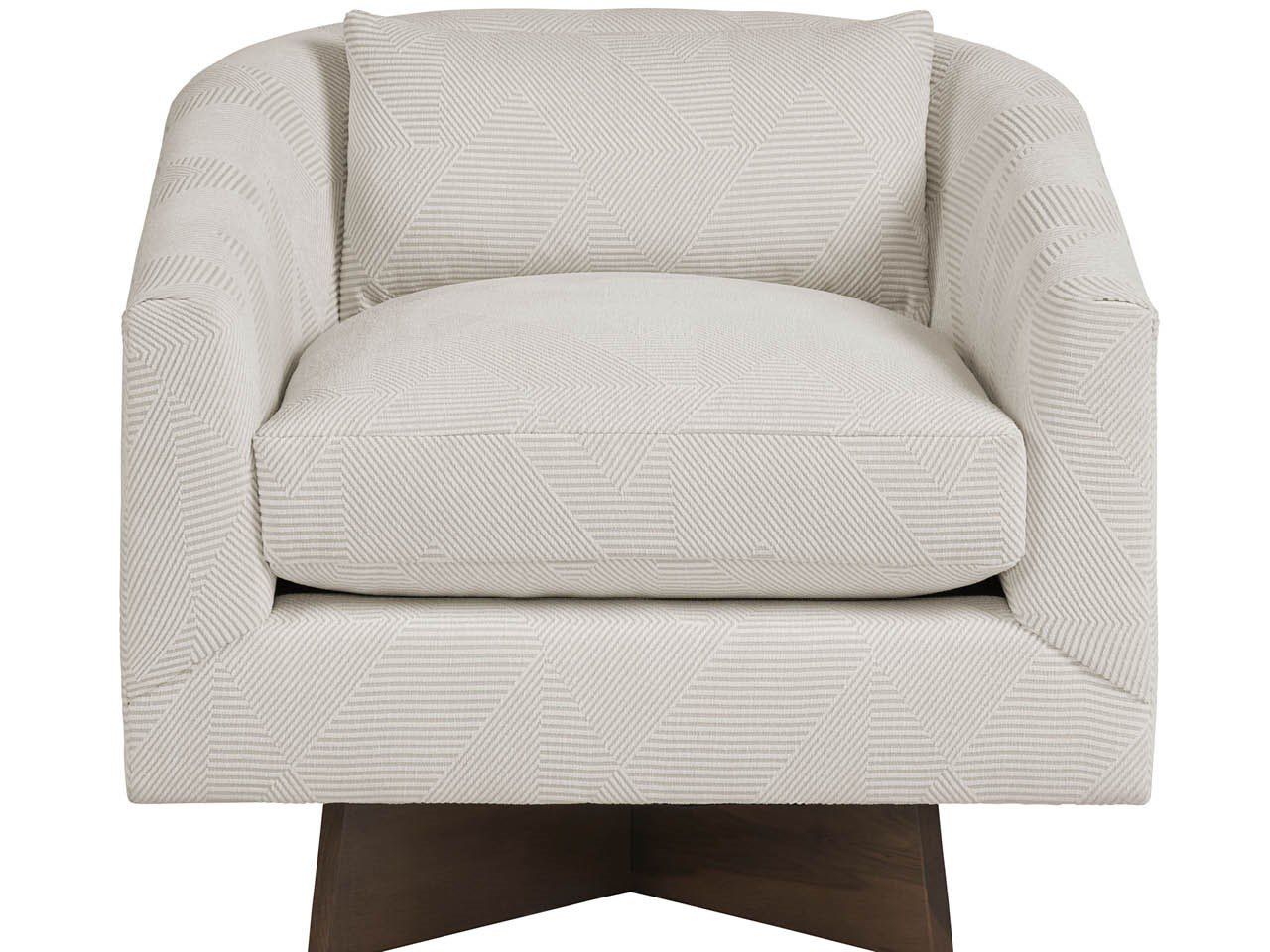Lamar - Swivel Chair, Special Order - White / Gray