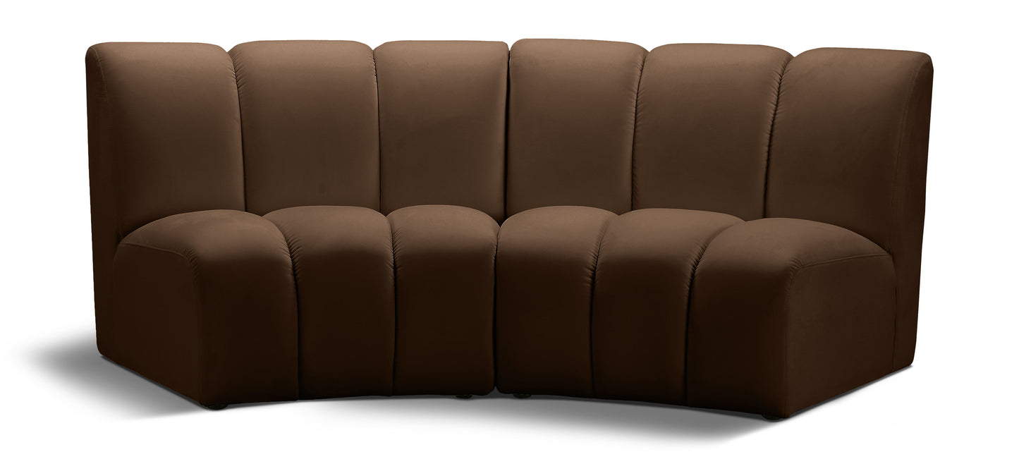 Infinity - 2 Piece Modular Sectional - Brown