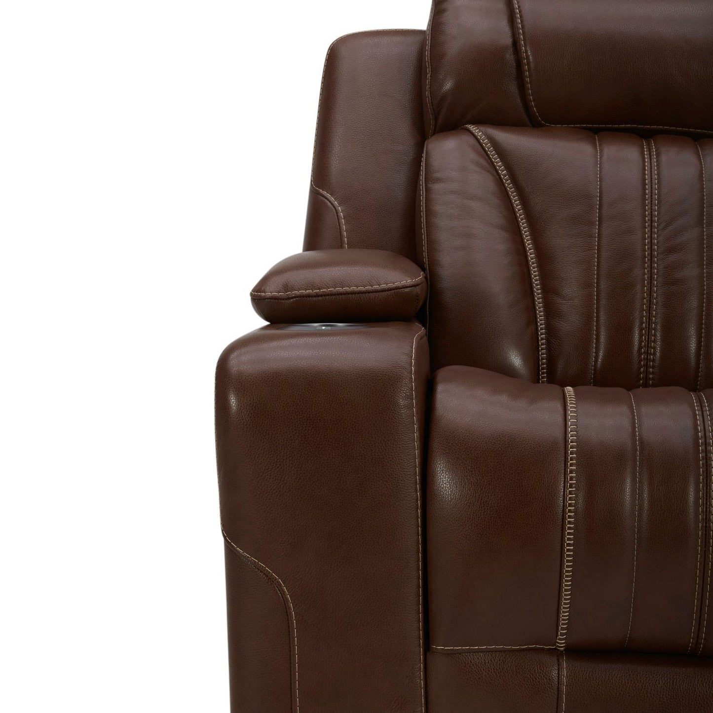Caswell - Swivel Glider Recliner P2 - Brown