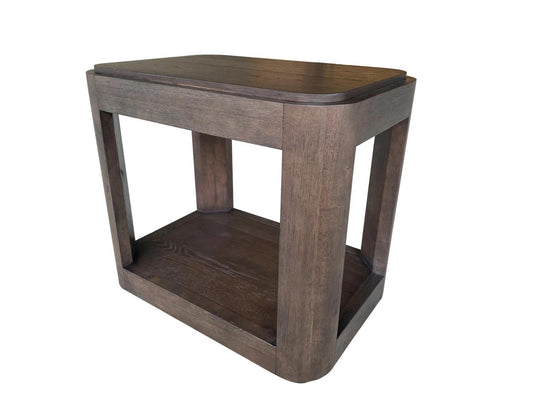 Lancia - Chairside Table - Charred Oak