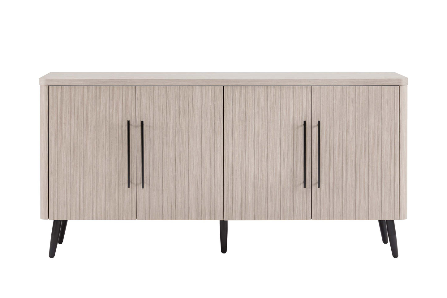 Mid Century- Modern Jodie 64.6" Sideboard in Whitewashed Oak