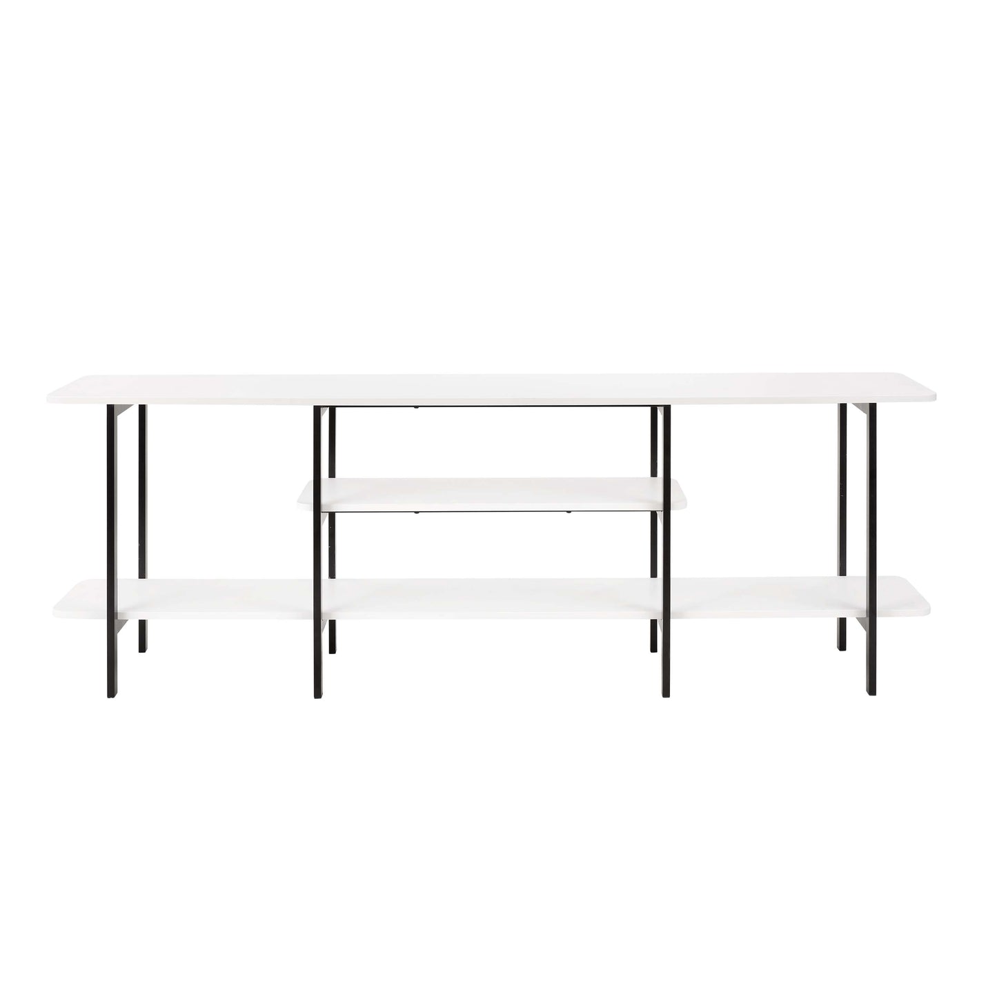Modern Celine 70.86" Sideboard with 3 Shelves in White