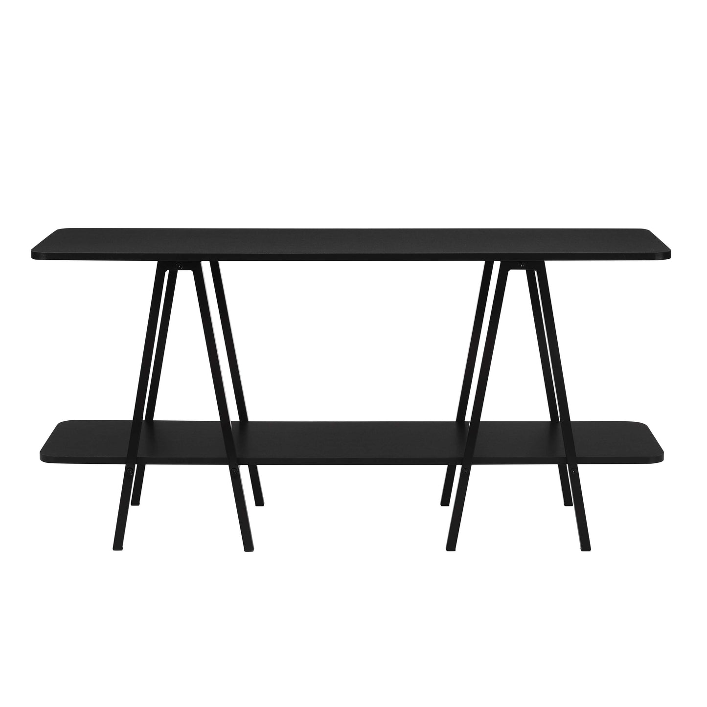 Modern Celine 47.24" Sideboard with 2 Shelves in Black