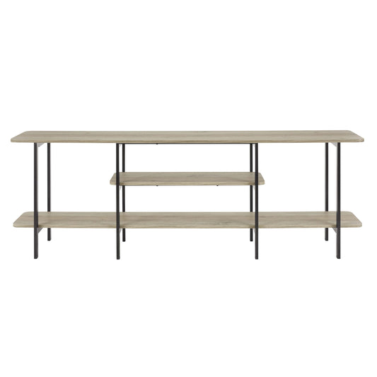 Modern Celine 70.86" Sideboard with 3 Shelves in Rustic Grey