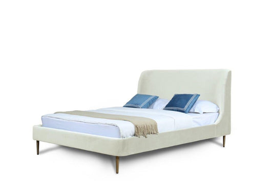 Heather Queen Bed in Cream