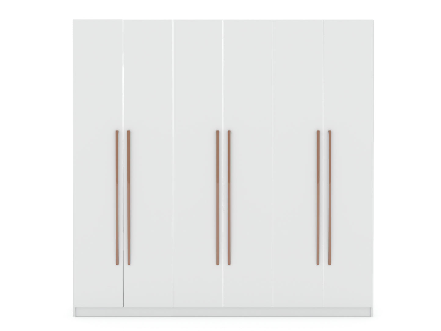 Gramercy Modern Freestanding Wardrobe Armoire Closet in White